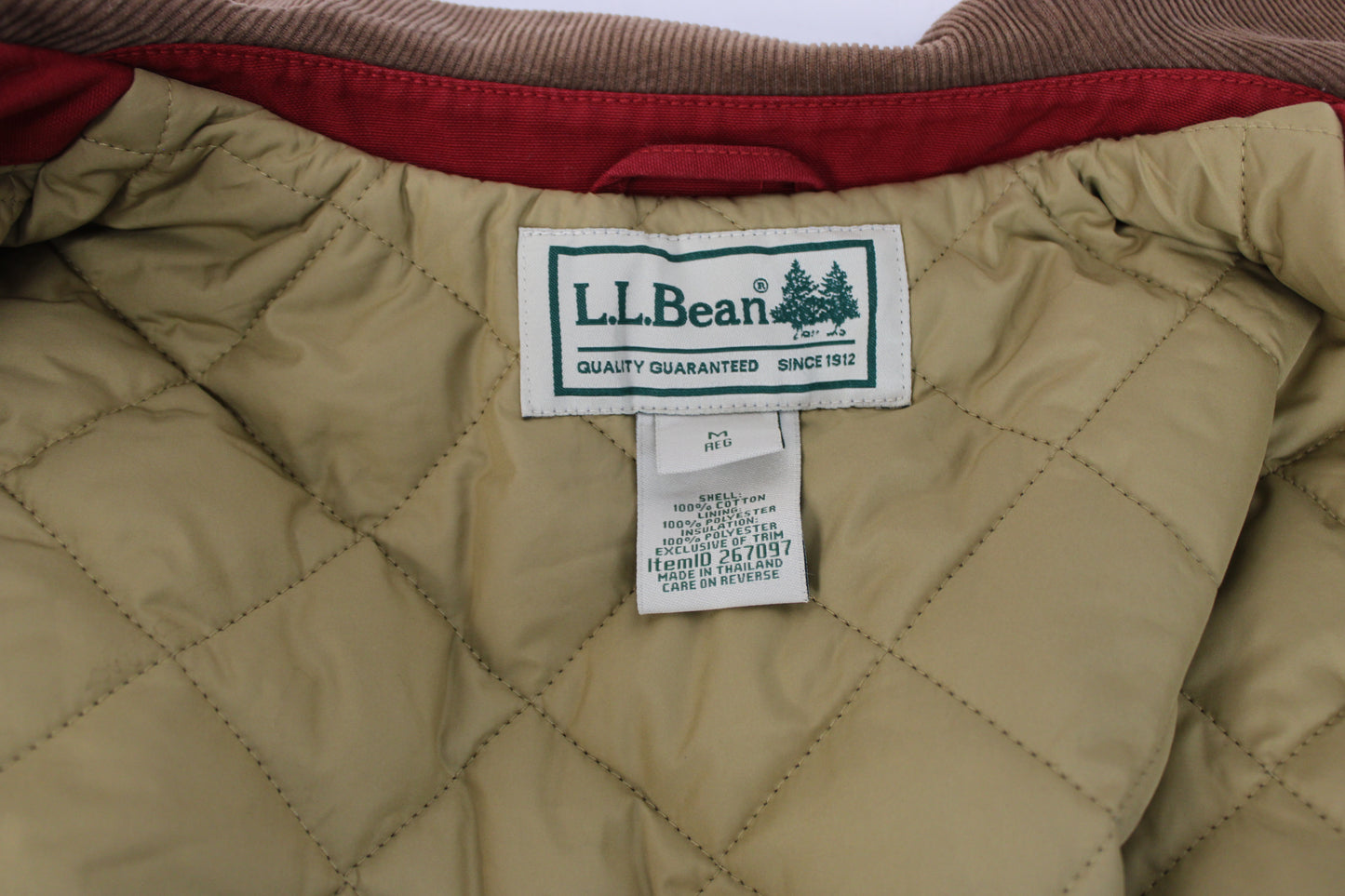 LL Bean vintage thinsulate lined nylon jacket, Men's M