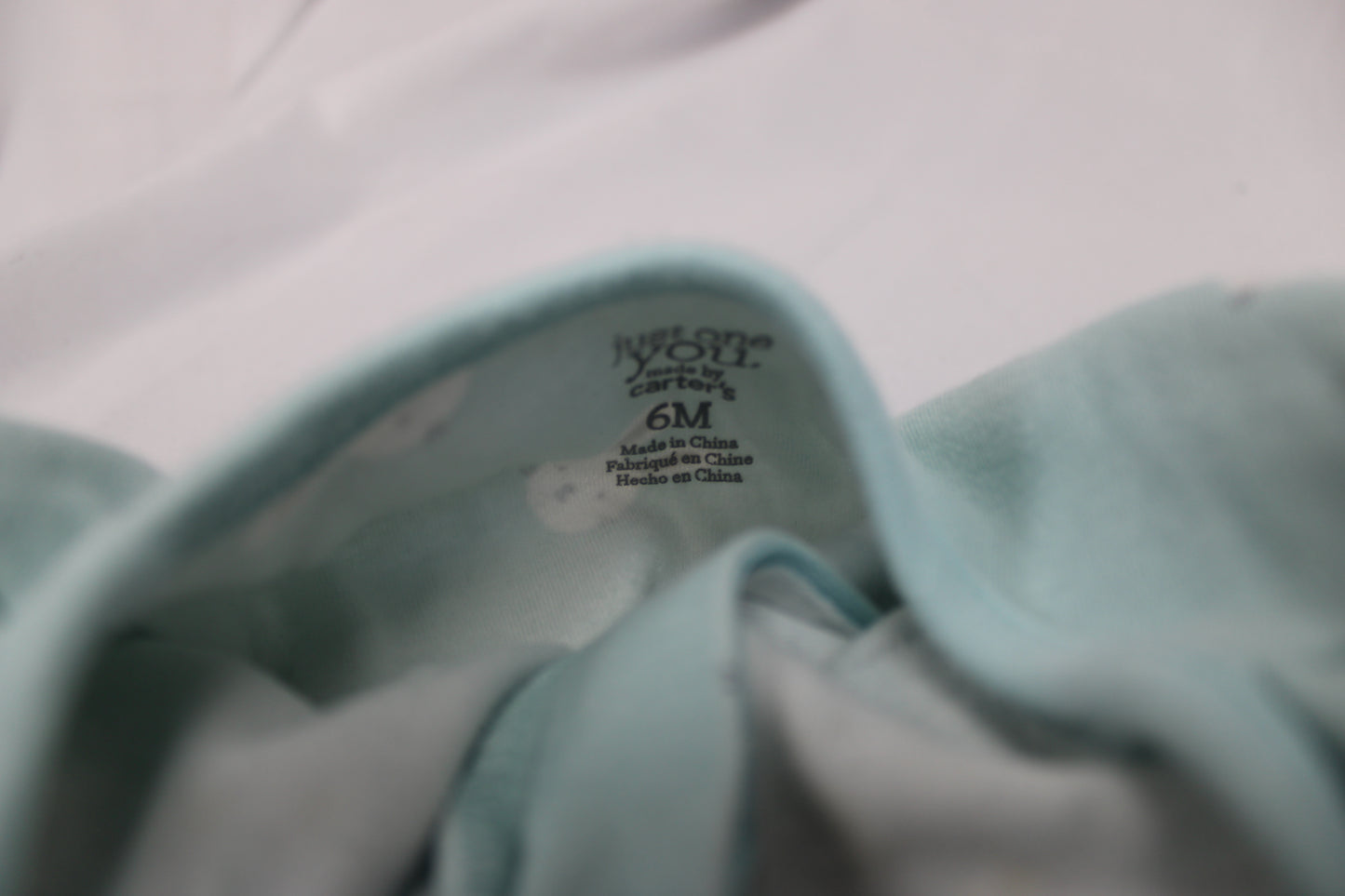 Carter's Infant Sleeper with bunny feet, Size 6M
