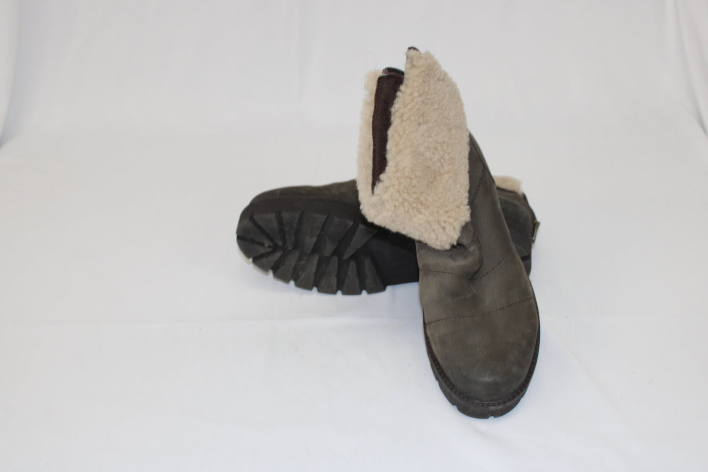 Manas suede upper lined zip up boot, Women's 9 (40)