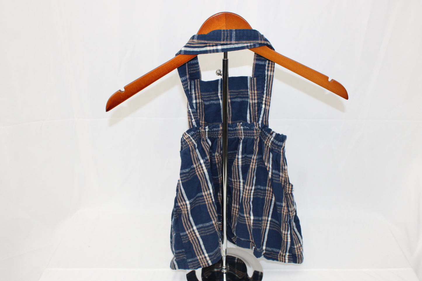 Wonder Nation plaid overall skirt, Girl's 4T