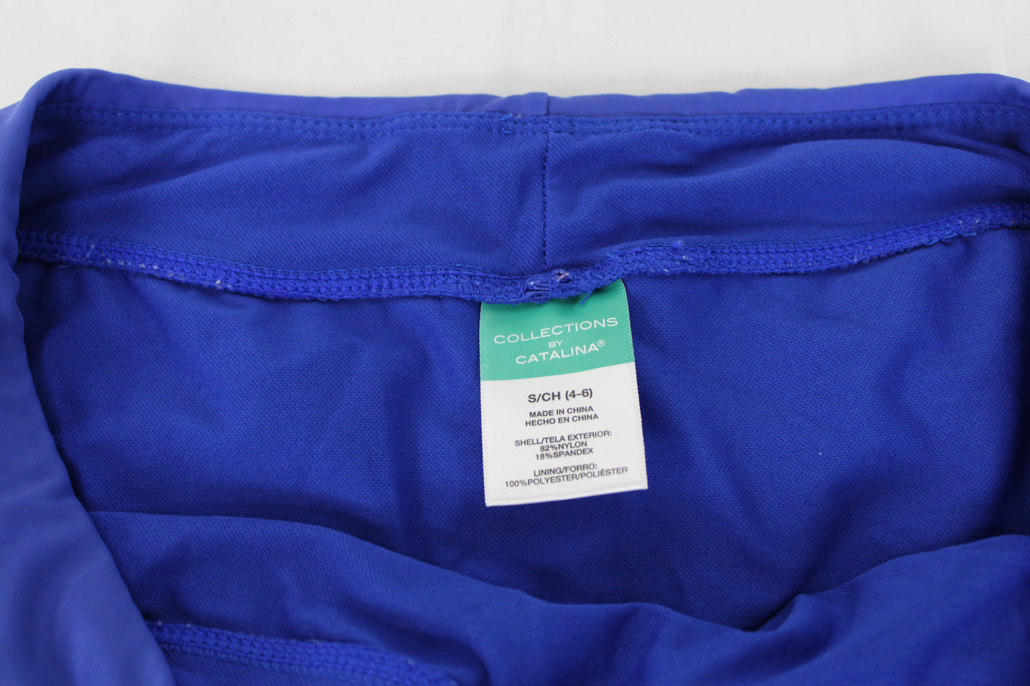 Collections by Catalina nylon spandex workout shorts, Women's S