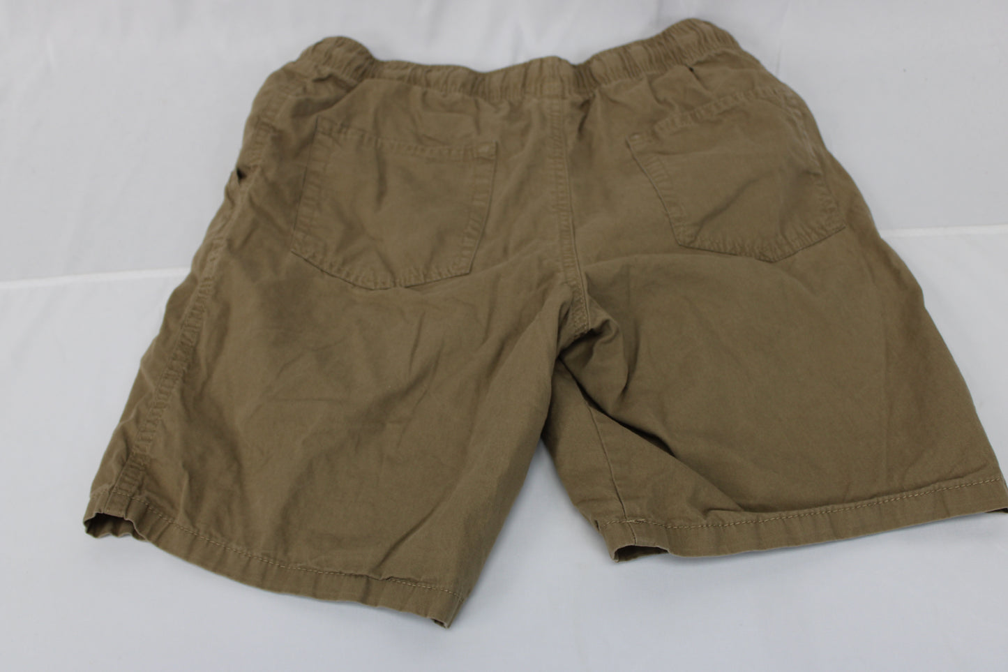 Cat & Jack cotton drawstring khaki shorts, Boys 14