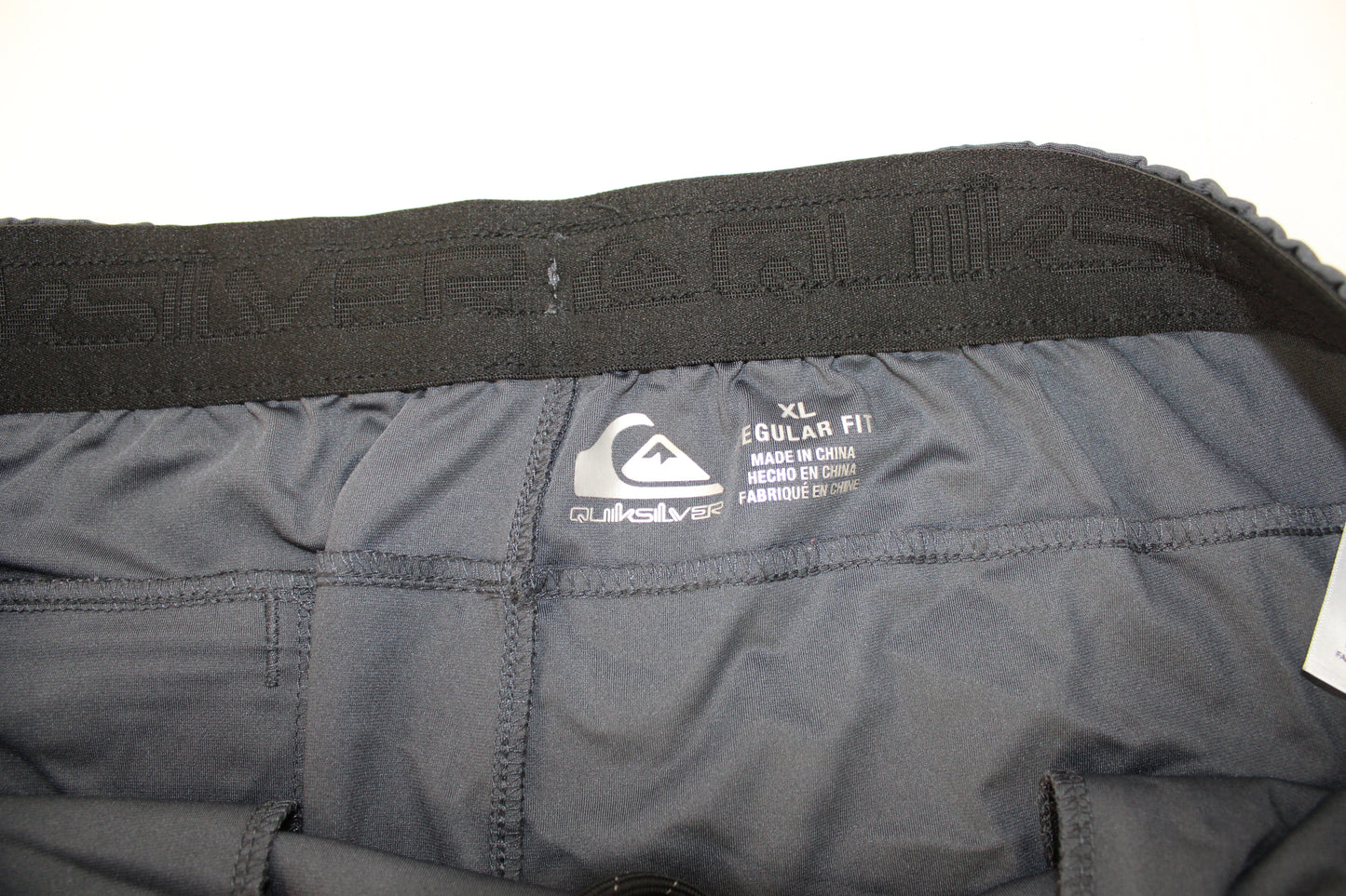 Quiksilver mesh drawstring shorts, blk, Men's XL