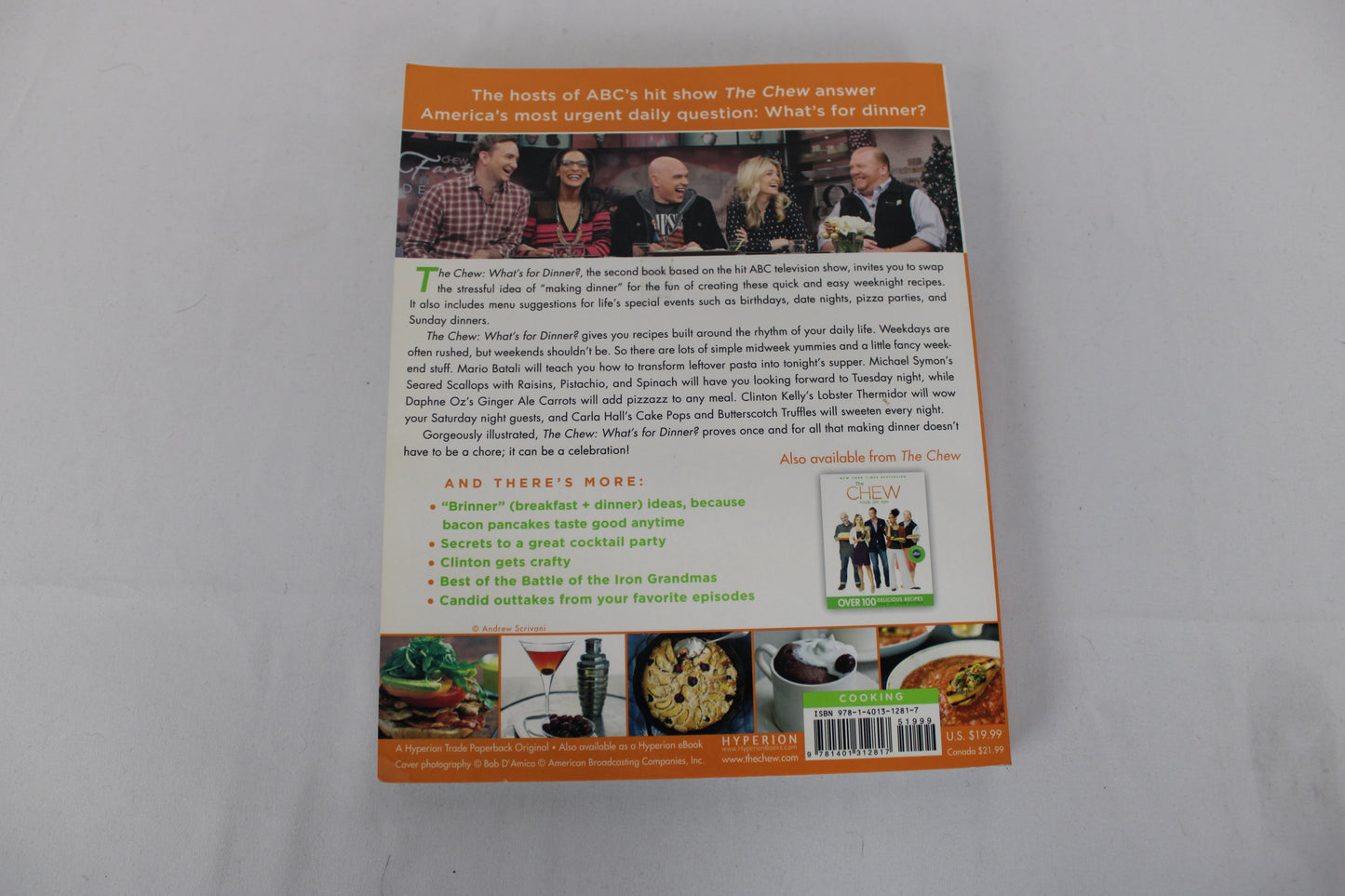 The Chew, What's for Dinner? 100 recipe cookbook