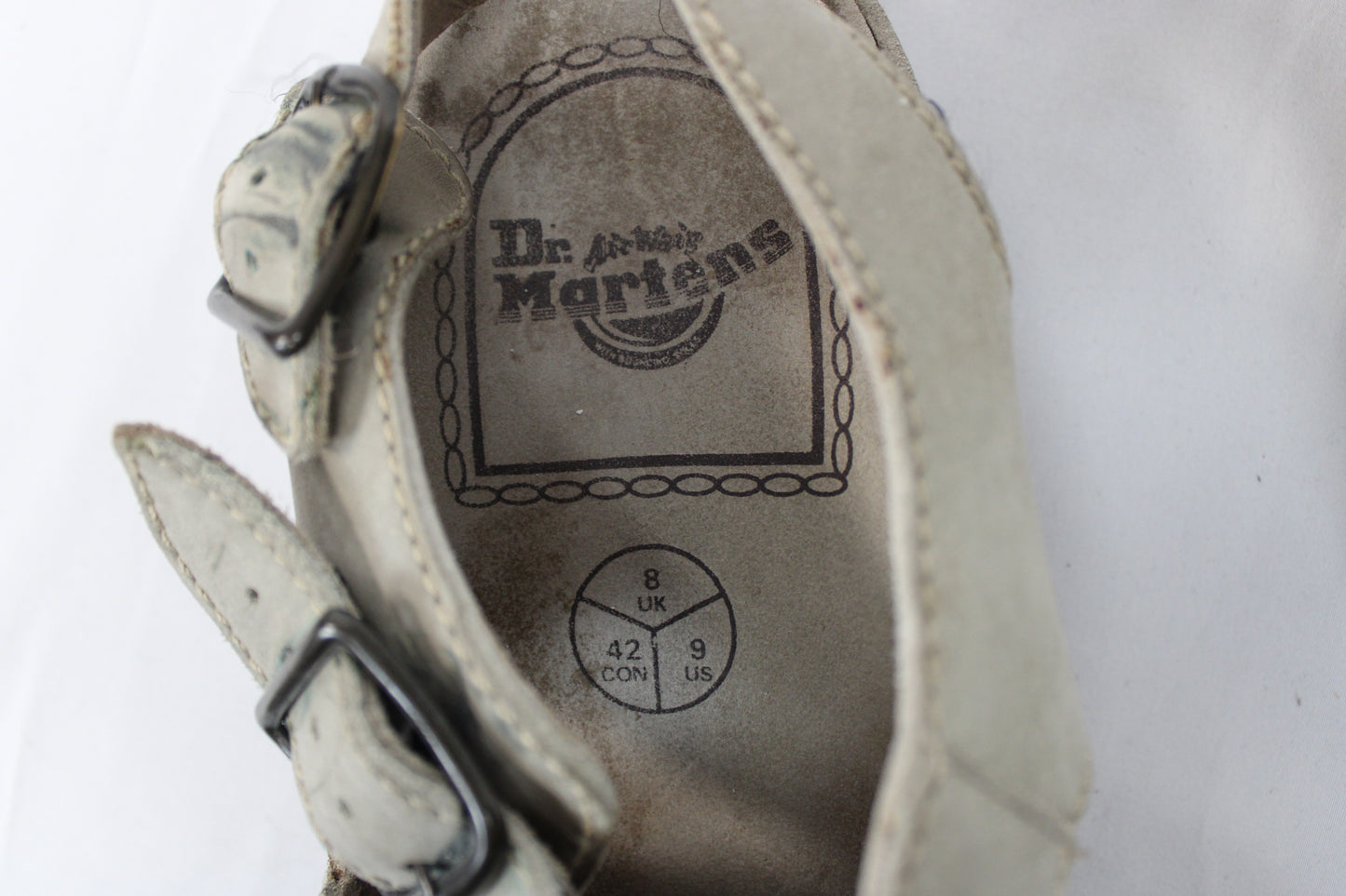 Dr. Martens classic nubuck upper strap sandal, Men's 9