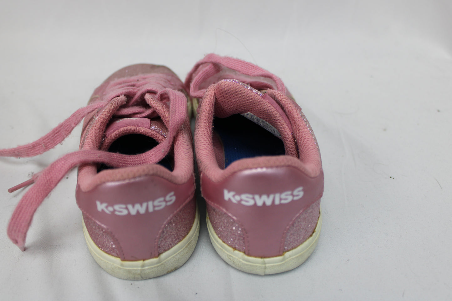 K-Swiss classic low cut sneaker, pink glitter, Girl's 2