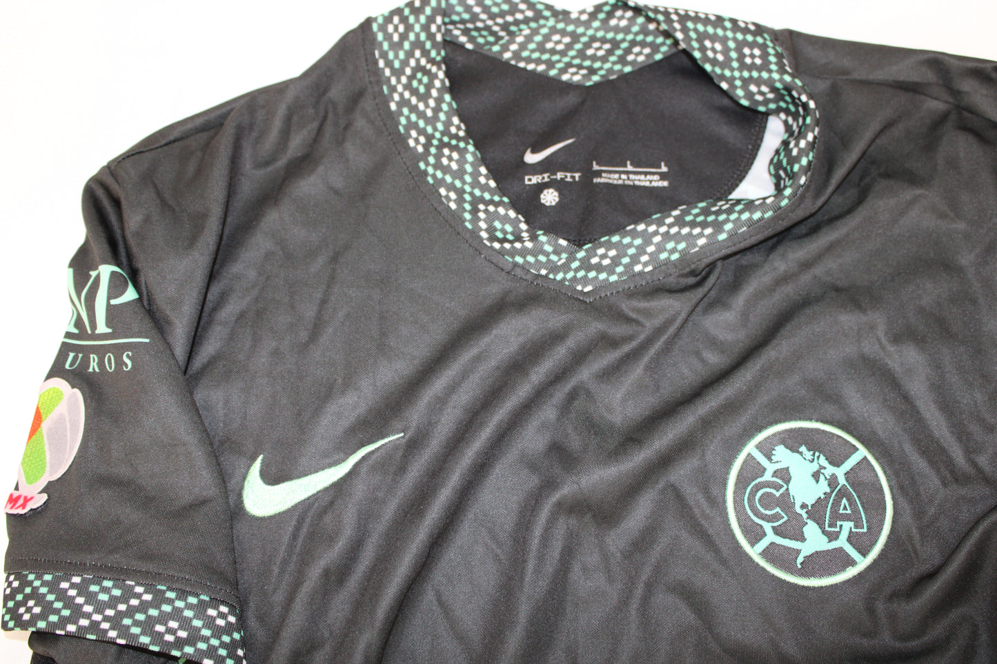 Nike Dri-Fit Liga MX Club America 21/22 third kit, blk/teal, Men's L