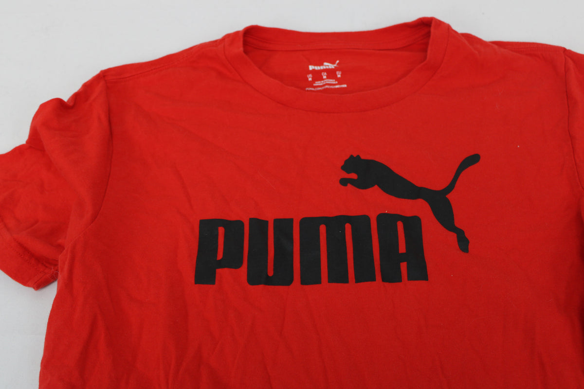 Puma classic cotton logo t-shirt, red, Men's M