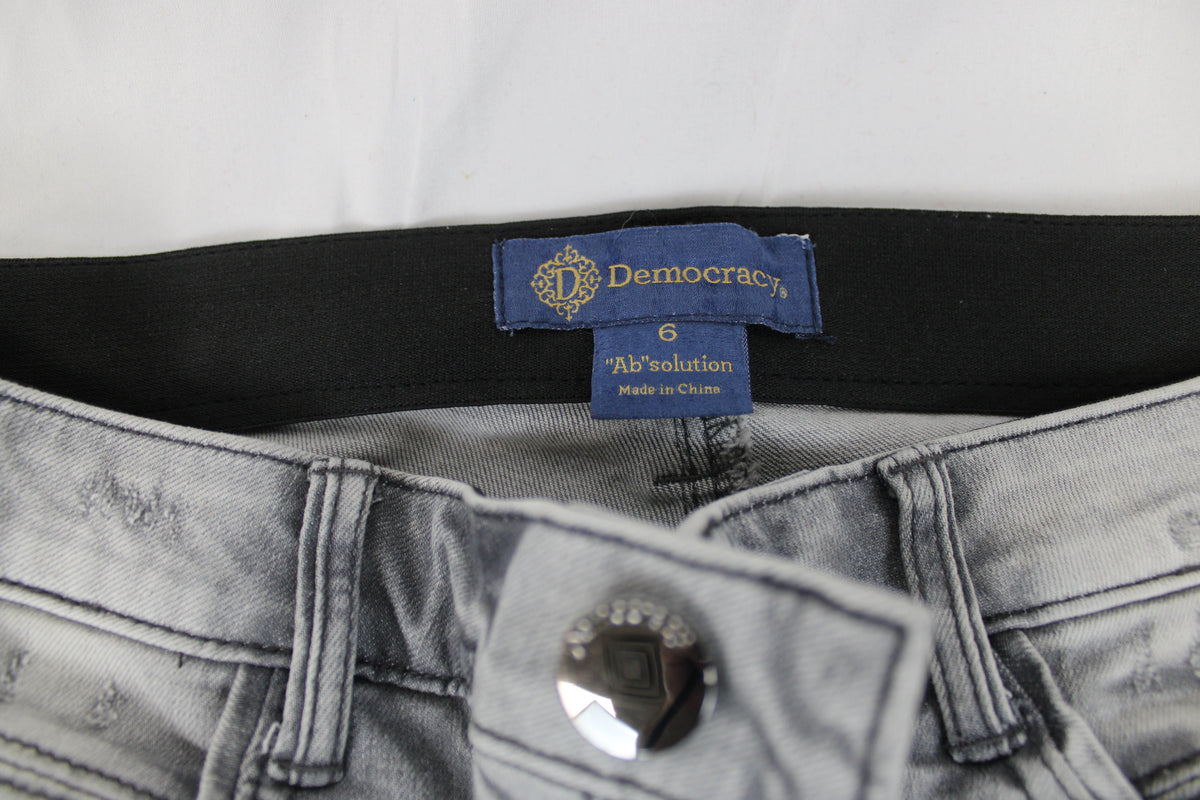 Democracy Absolution Two toned Jeans, Size 6