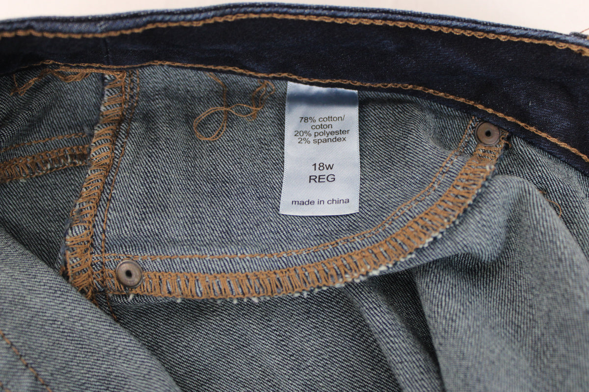 Maurice's Dark Blue Jeans, Size 18W
