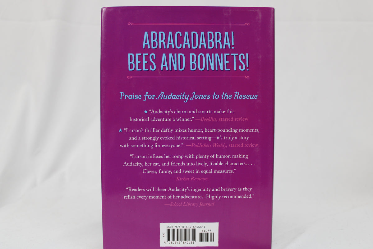 Audacity Jones Steals The Show, paperback, Kirby Larson