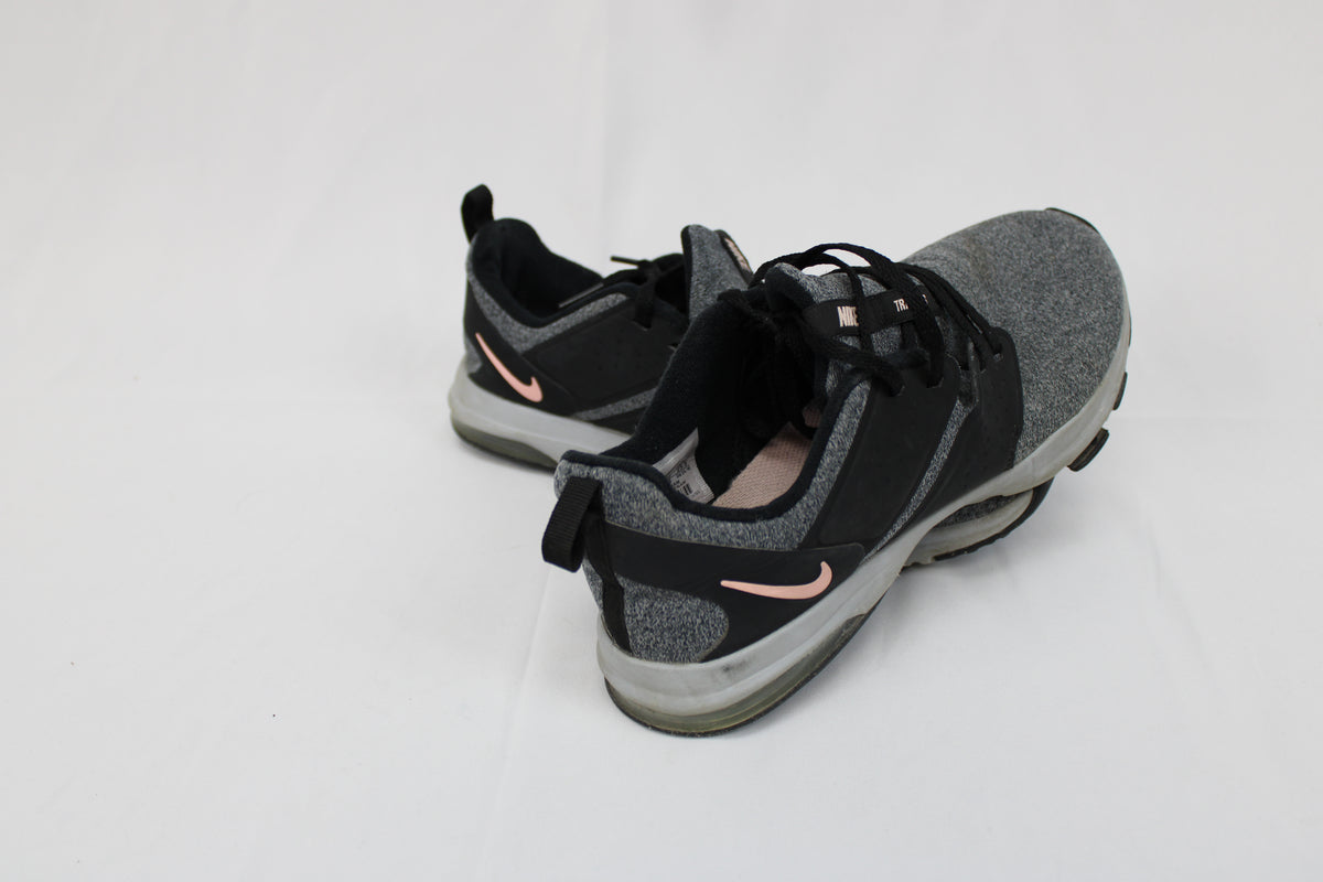 Nike Air Bella TR running shoe, grey/storm pink, Women's 8.5