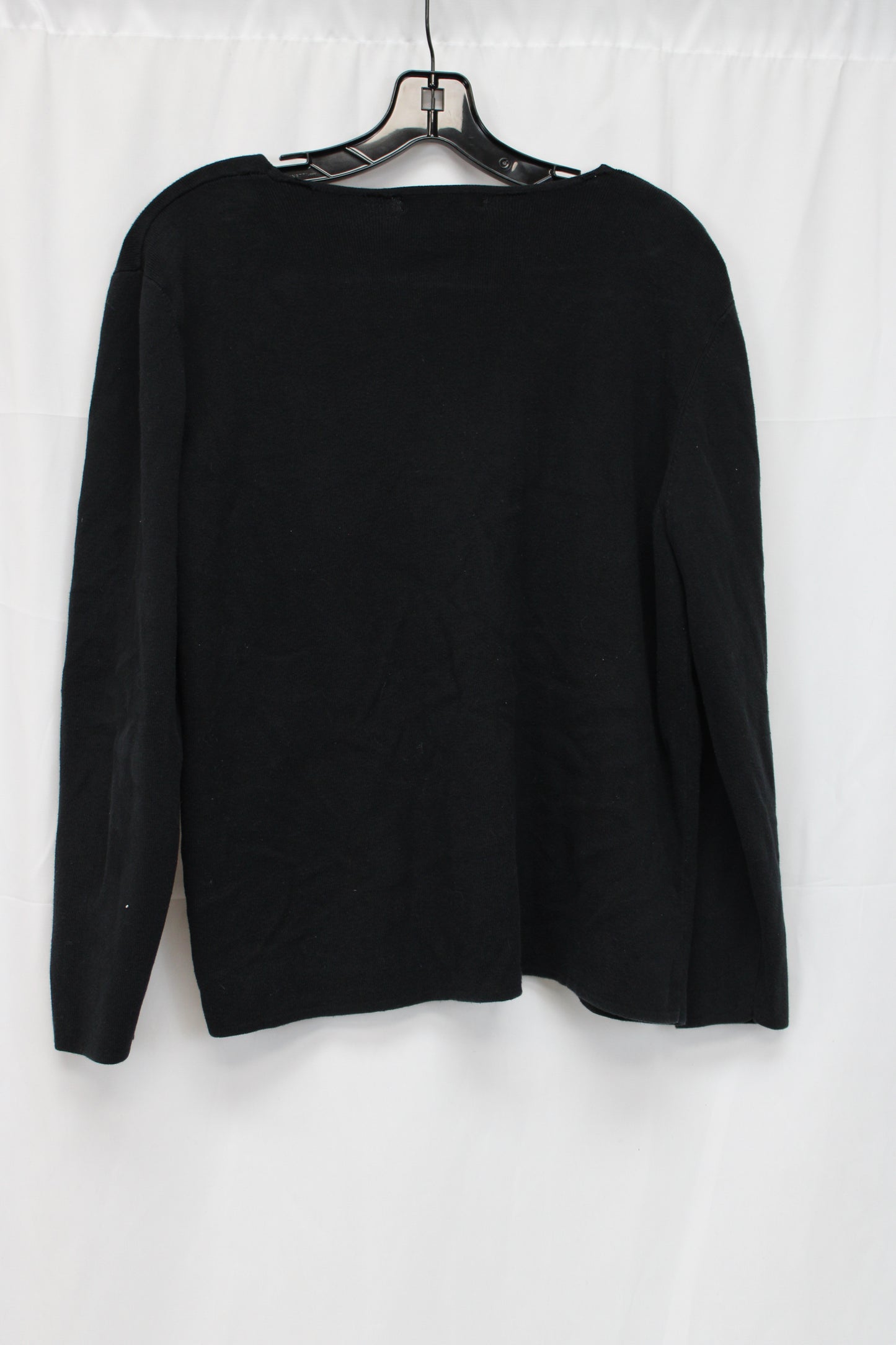 Designers Originals Long Sleeve Cardigan, Black, Women’s XL