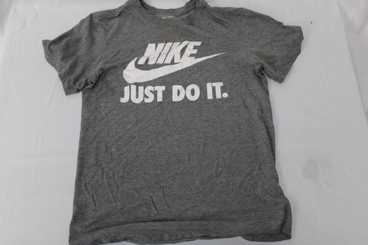 Nike Just Do It, Gray, Mens XS
