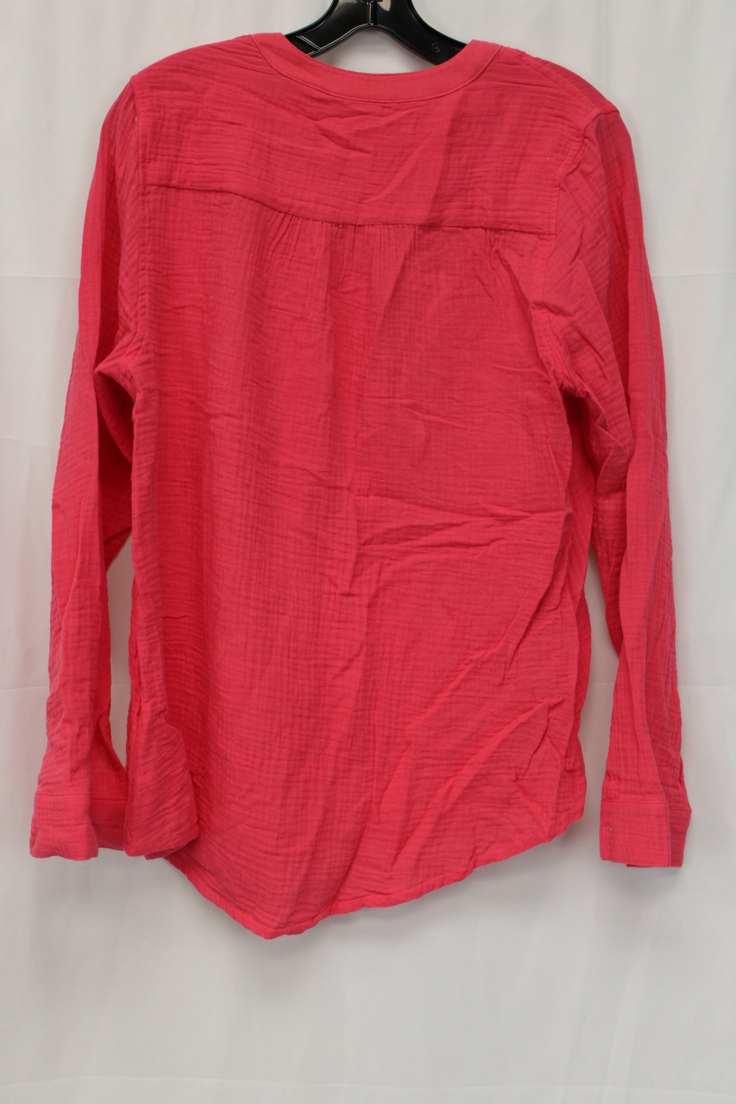 Mote Long Sleeve Button Up Shirt, Pink, Women’s L