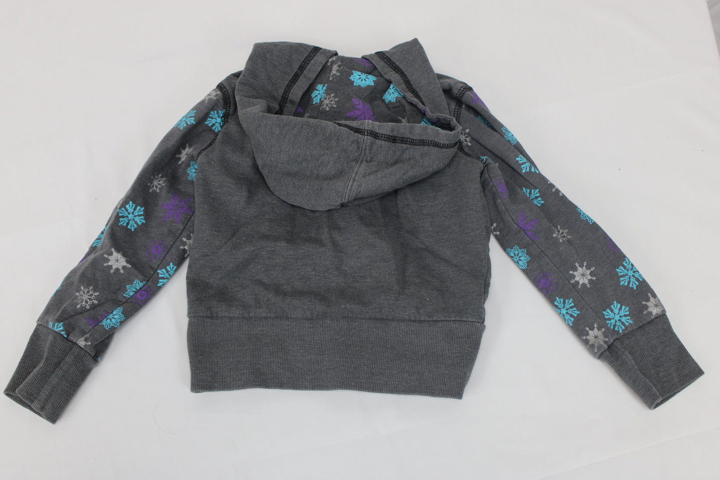 Disney Frozen Elsa Zip Up Hoodie, Gray, Girls 4