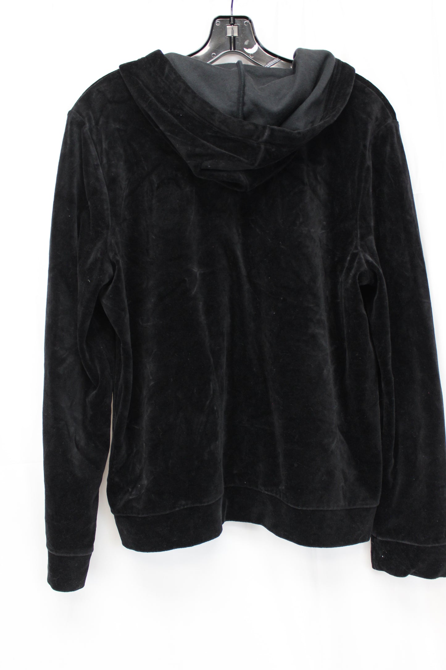 Ralph Lauren Velvet Zip Up Jacket, Black, Women’s XL