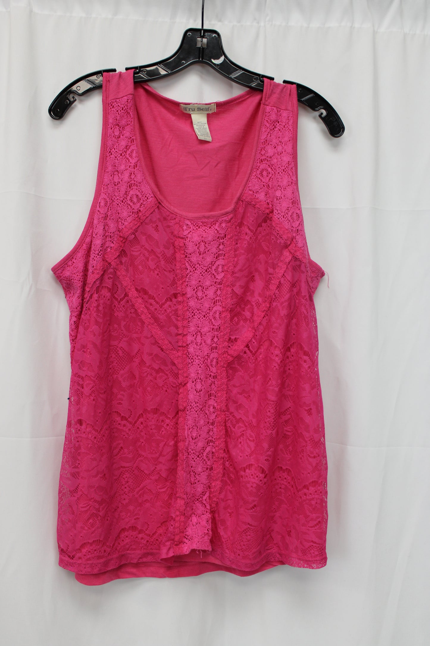 Tru Self Tank Top, Pink, Women’s XXL