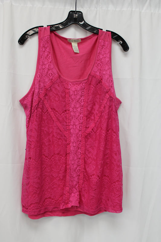 Tru Self Tank Top, Pink, Women’s XXL
