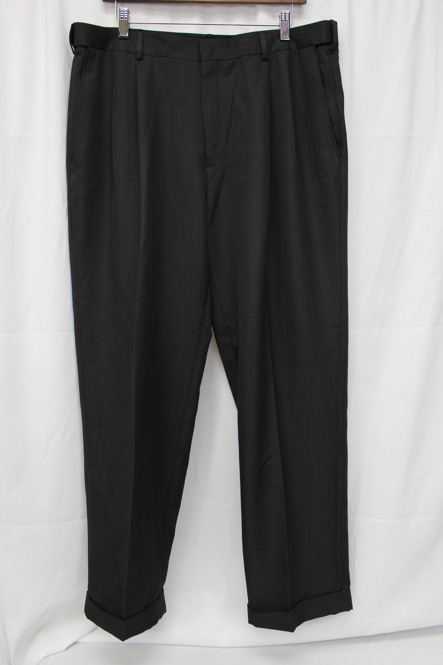 Haggar Trousers, Black, Men’s 38/30