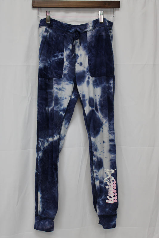 Cult Favorite Tie Dye Pants, Blue, Youth L(14)