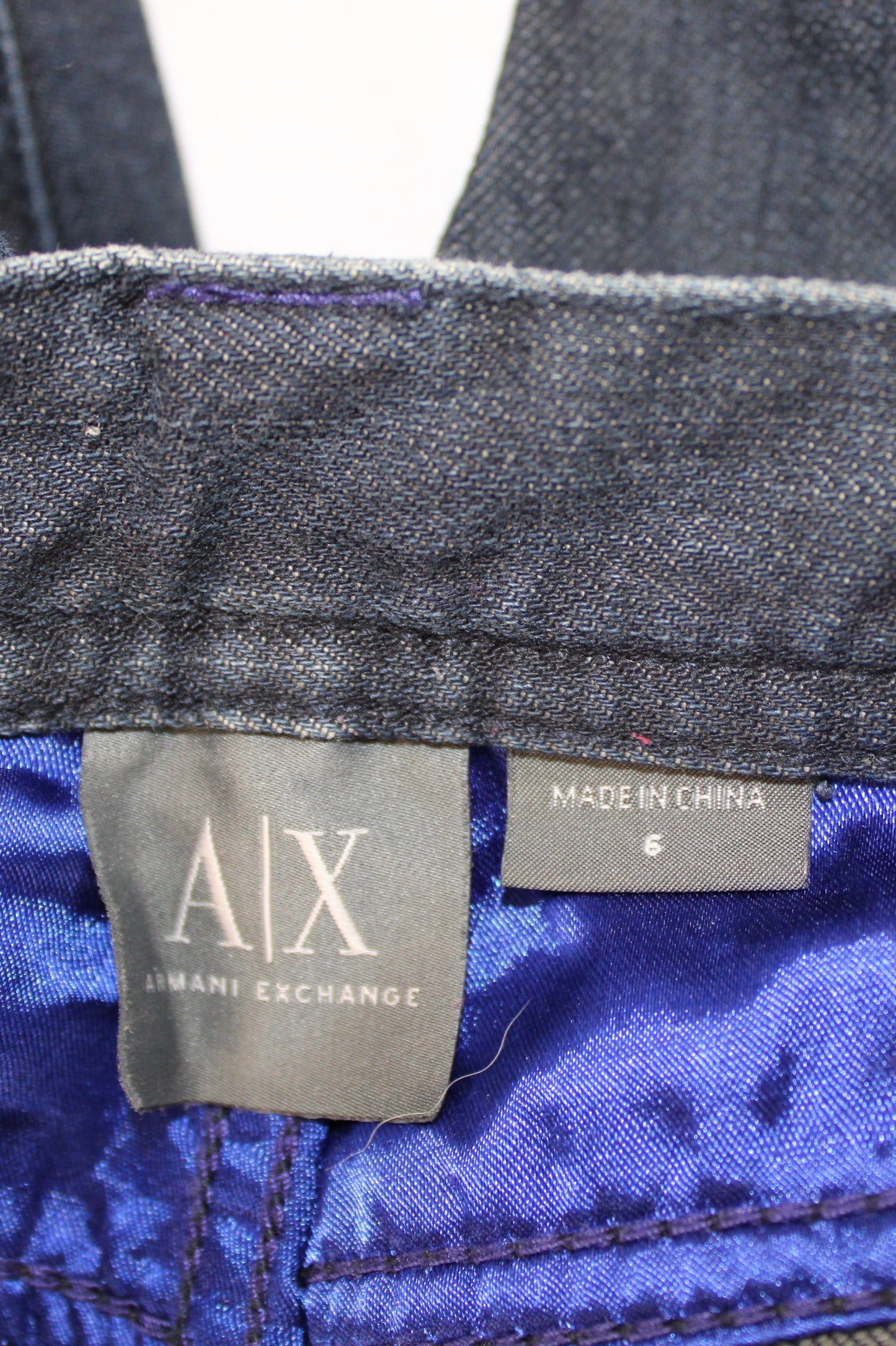 Armani Exchange Dark Jeans, Women’s 6