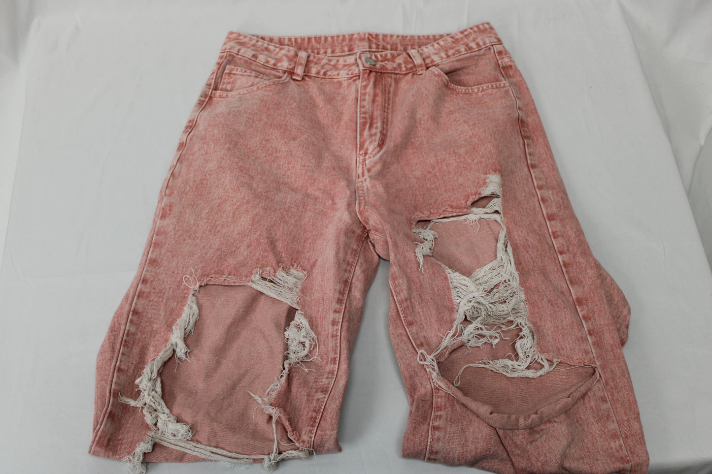 SHEIN Pink Ripped Jeans, Women’s L