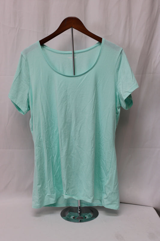 Land’s End Shaped Fit T-Shirt, Blue, Women’s XL
