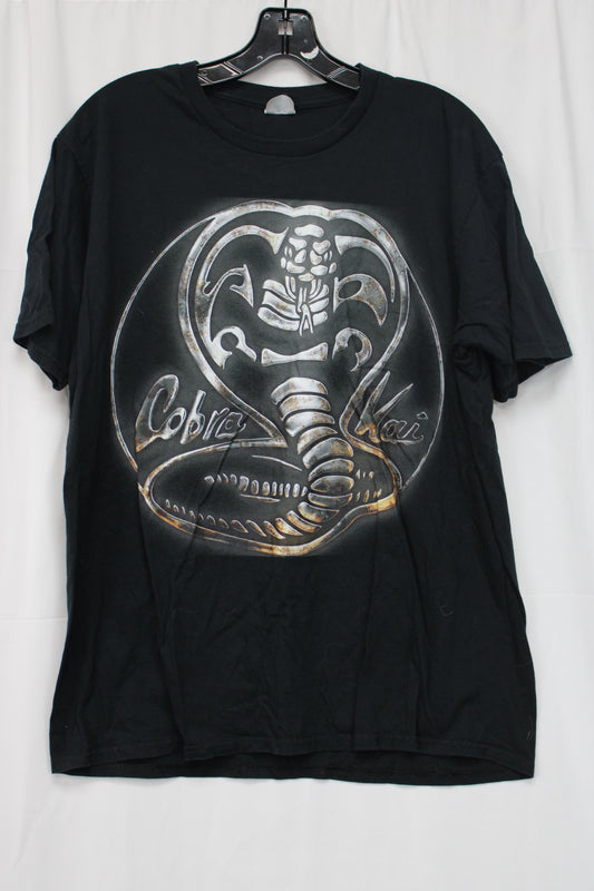 Port & Company Cobra Kai Short Sleeve T-Shirt, Black, Men’s L