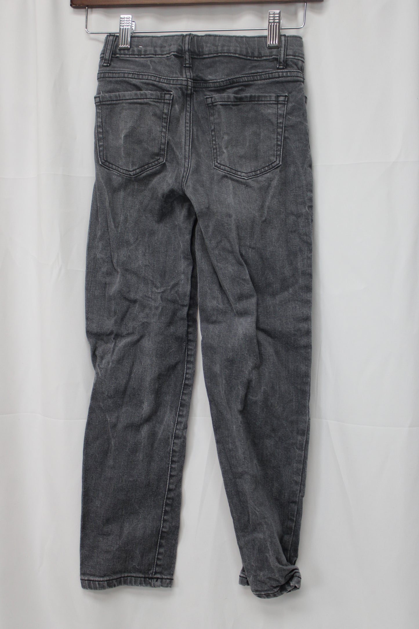 PLACE Straight Leg Sequin Jeans, Gray, Girls 8