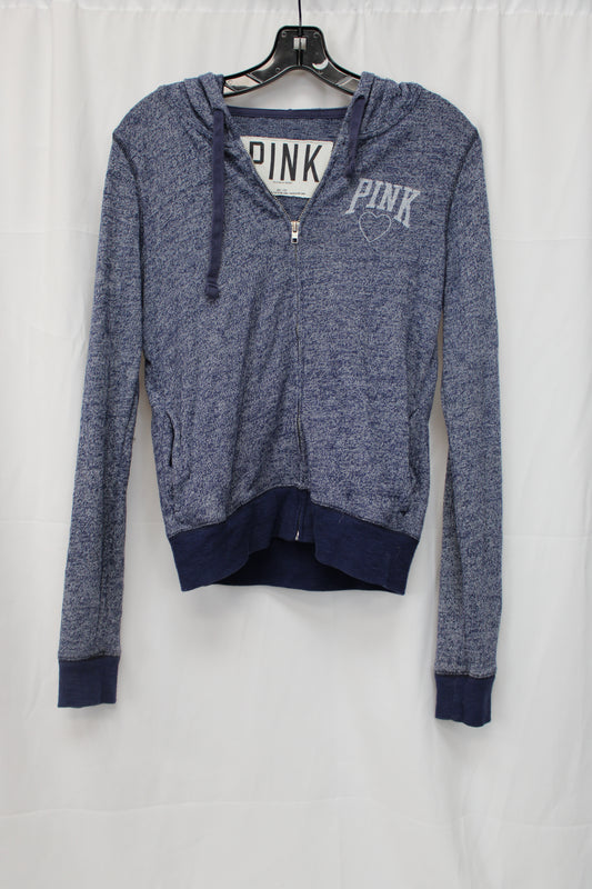 Victoria Secret PINK Zip Up Jacket, Blue, Women’s XS