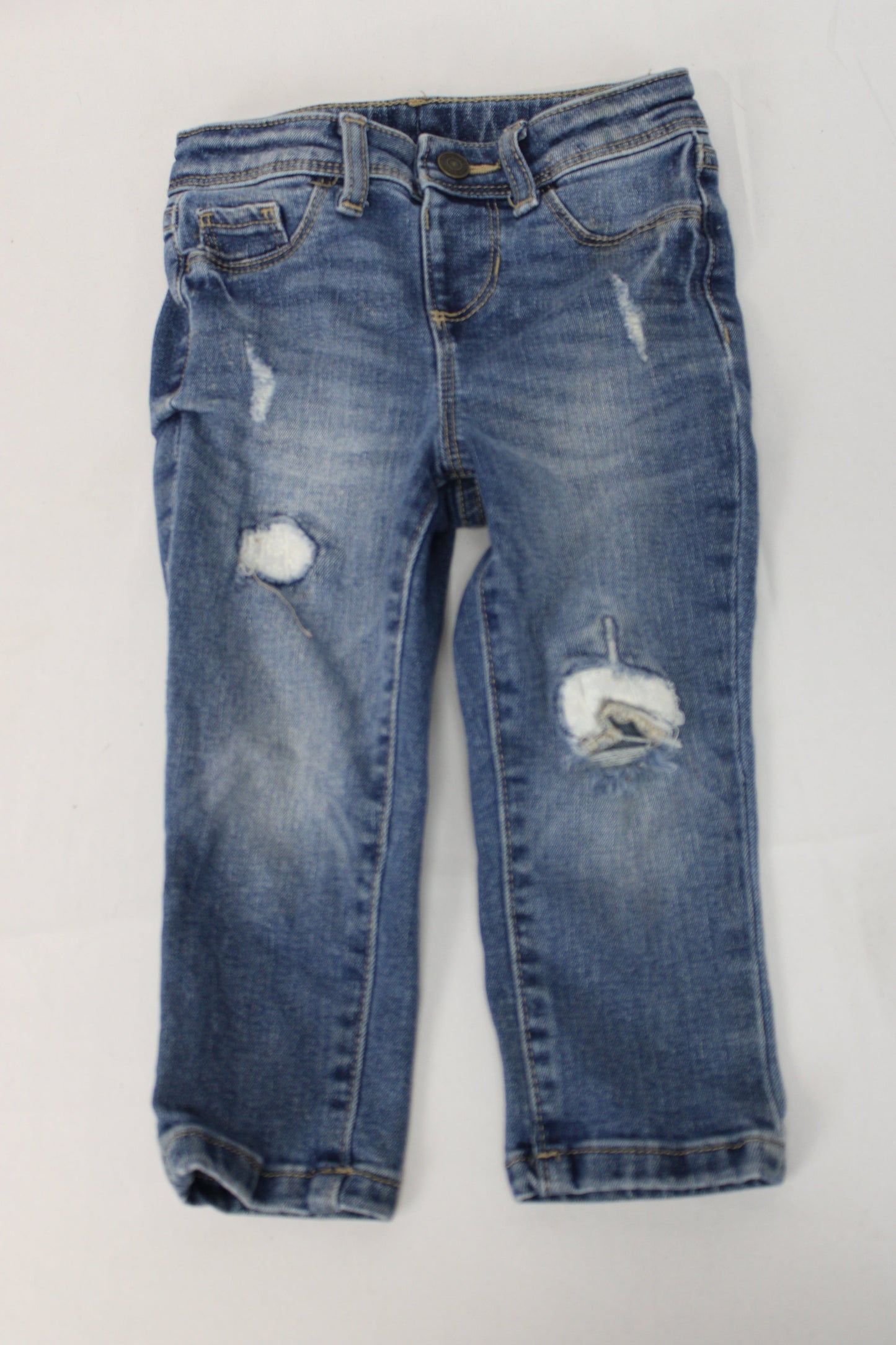 Jumping Beans Distressed Jeans, Girls 2T