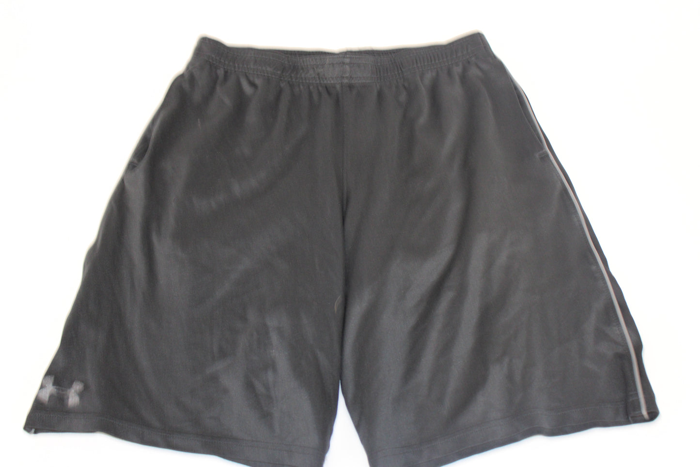 Under Armour Athletic Shorts, Black, Youth L