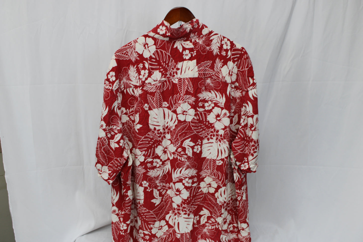 George Short Sleeve Button Down Dress Shirt, Floral Print, Men’s XXXL