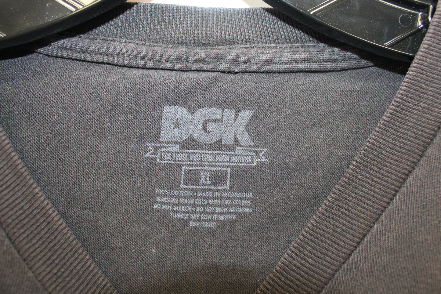 DGK La Raza Short Sleeve T-Shirt, Black, Men’s XL