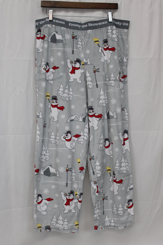 Frosty the Snowman Fleece Pajama Pants, Women’s L 12/14