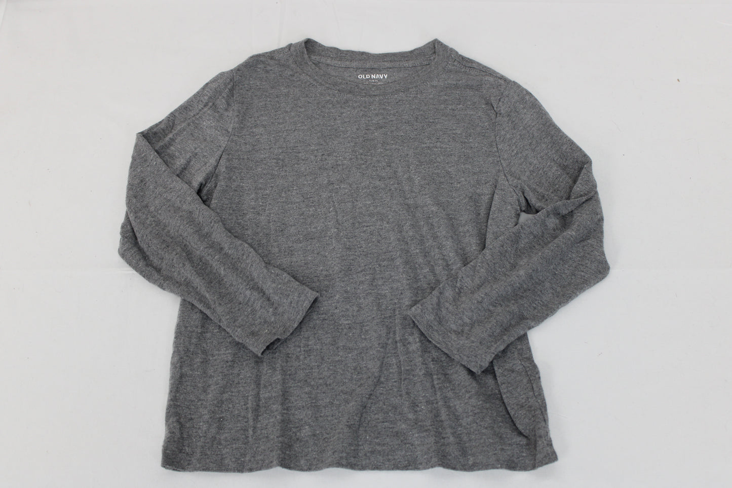 Old Navy Everyday Long Sleeve Shirt, Gray, Boys S