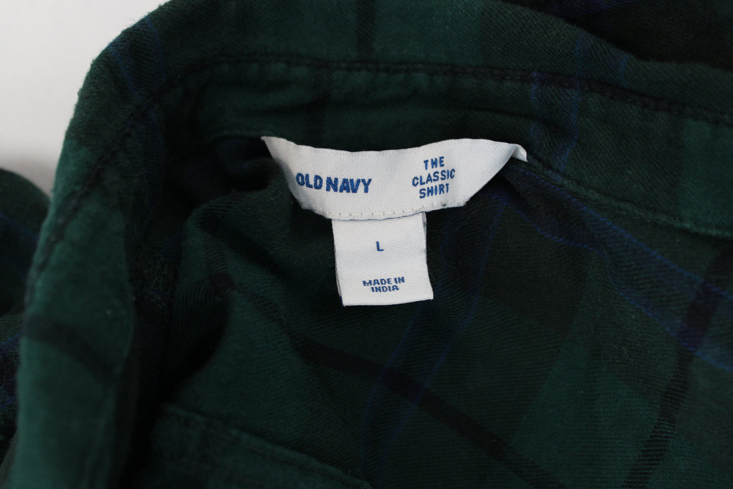 Old Navy Flannel, Green, Mens L