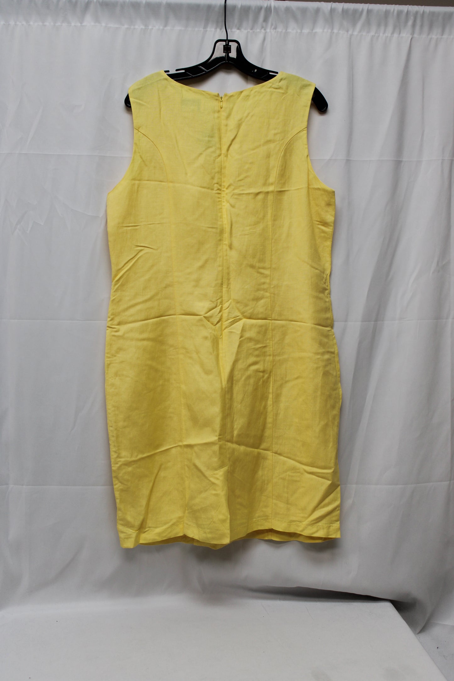 Chadwick’s Sleeveless Dress, Yellow, Women’s (16)