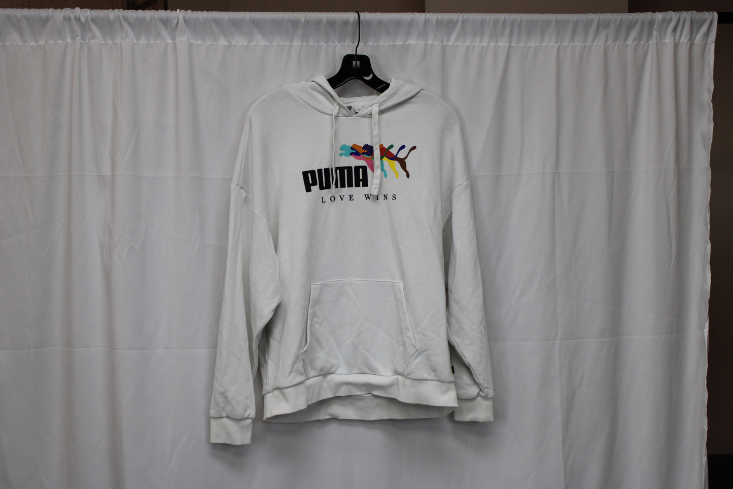 Puma Love Wins Hoodie, White, Men’s L
