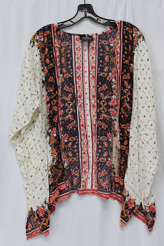 Angie Flowy Floral Cardigan, Women’s L
