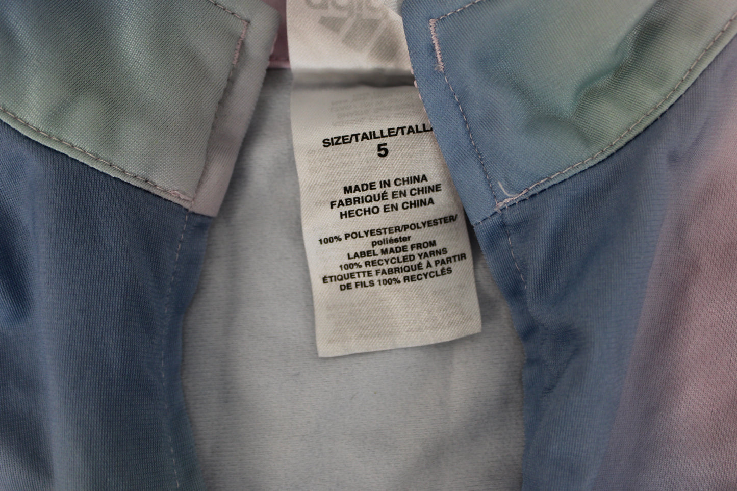 Adidas Tie Dye Zip Up Jacket, Girls 5