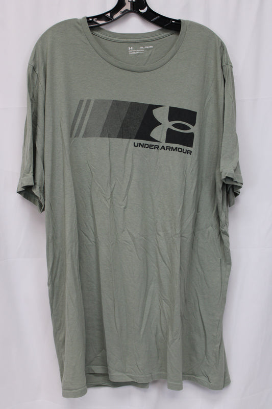 Under Armour Short Sleeve Shirt, Green, Men’s XXL