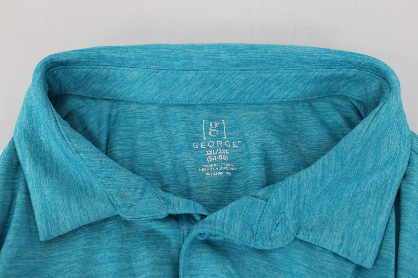 George Short Sleeved Casual Polo, Blue, XXXL