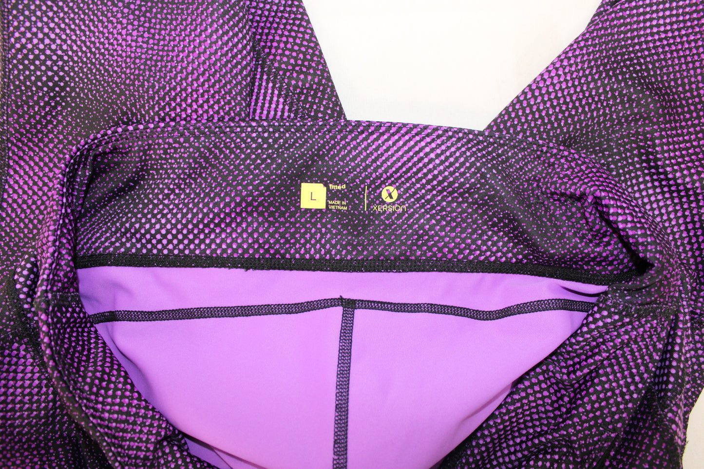 Xersion Athletic Fitted Legging Bundle(2), Purple, Women’s L