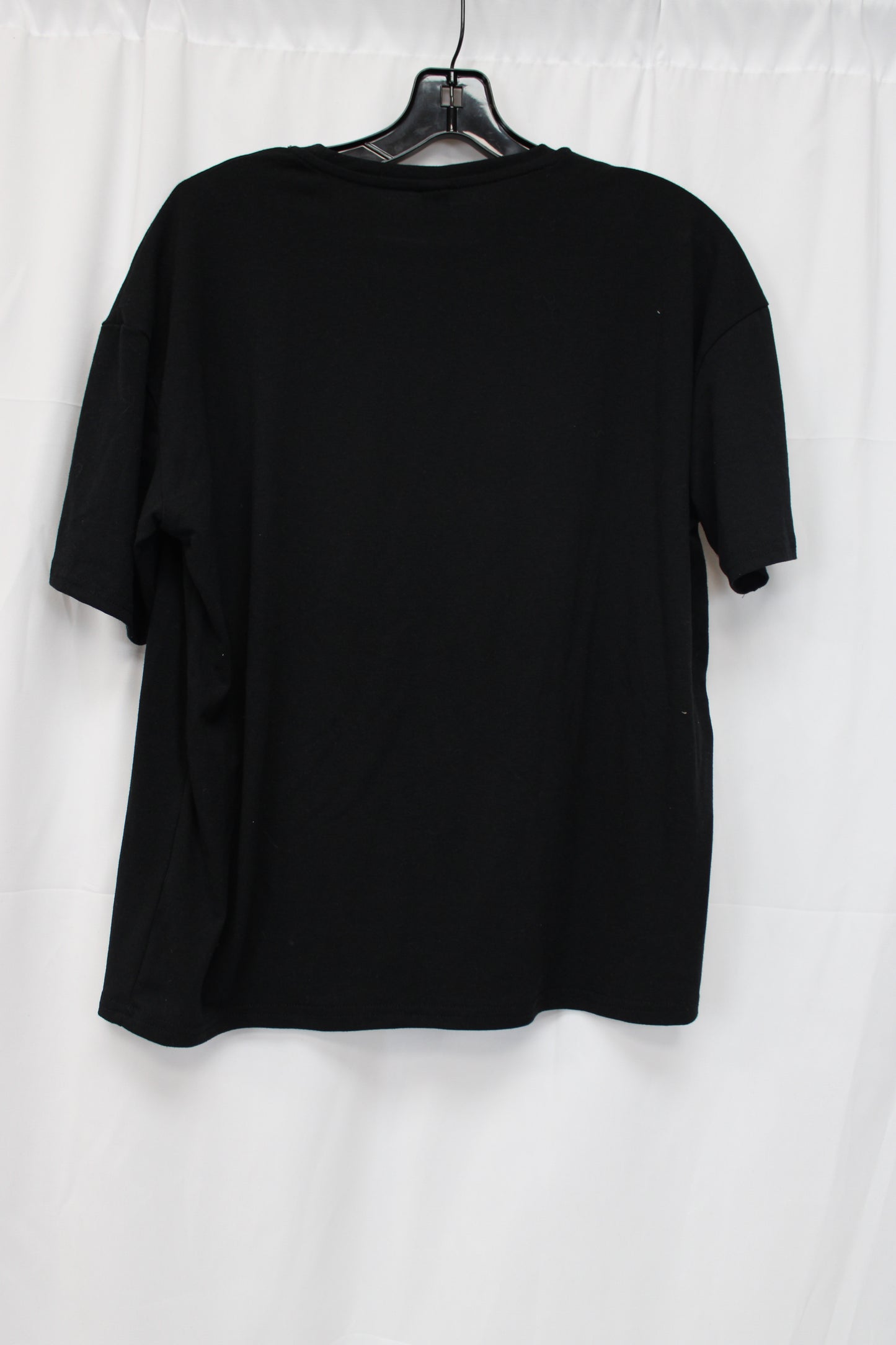 SHIEN LA Rock the World Short Sleeve Shirt, Black, Girls 11/12