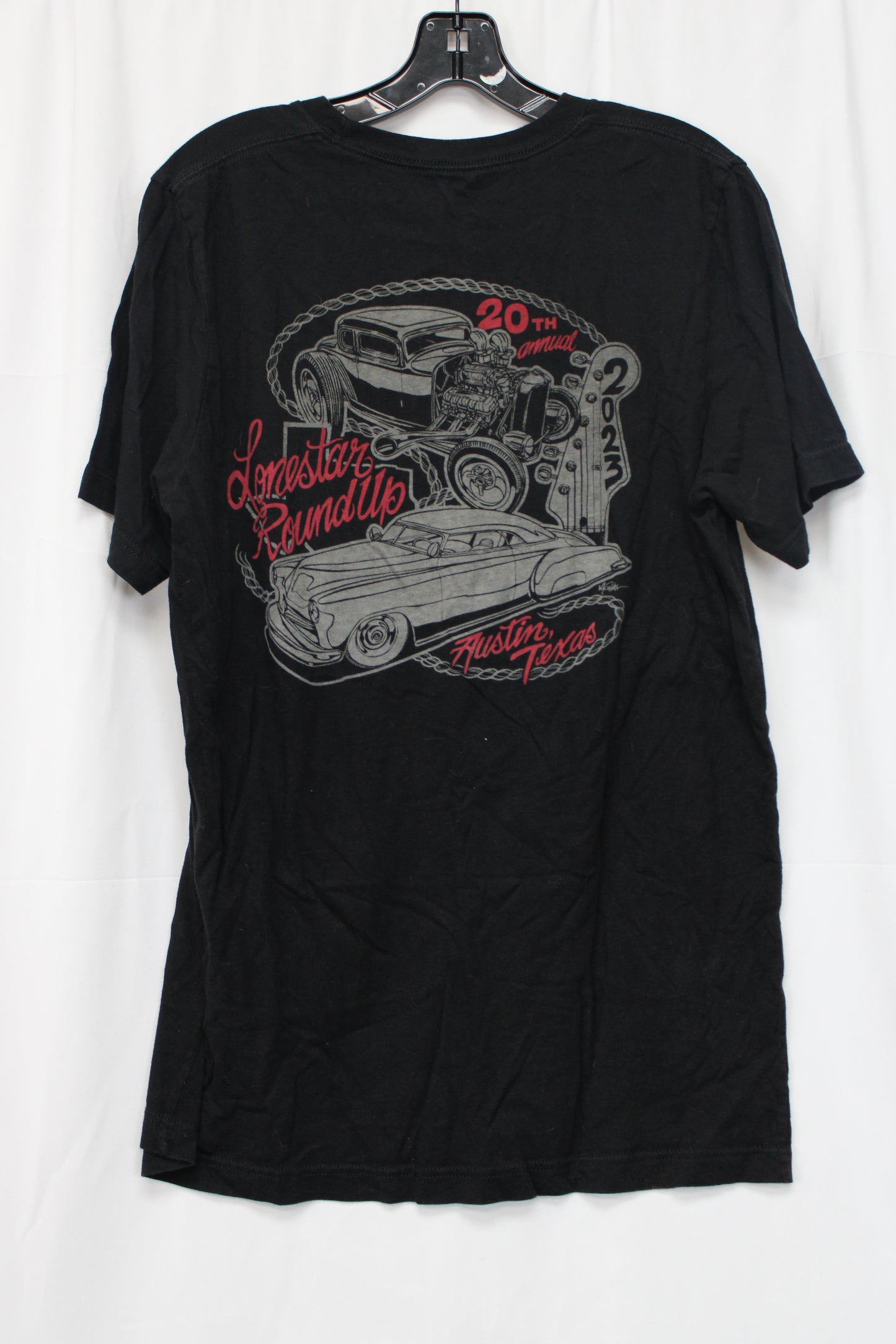 Lancaster Roundup 20th Anniversary Short Sleeve T-Shirt, Black, Men’s L