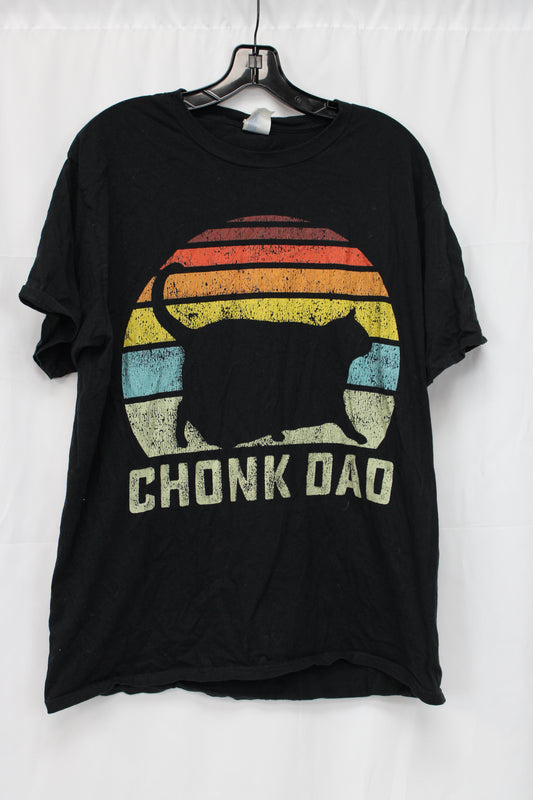 Port & Company Chonk Dad Short Sleeve Shirt, Black, Men’s L