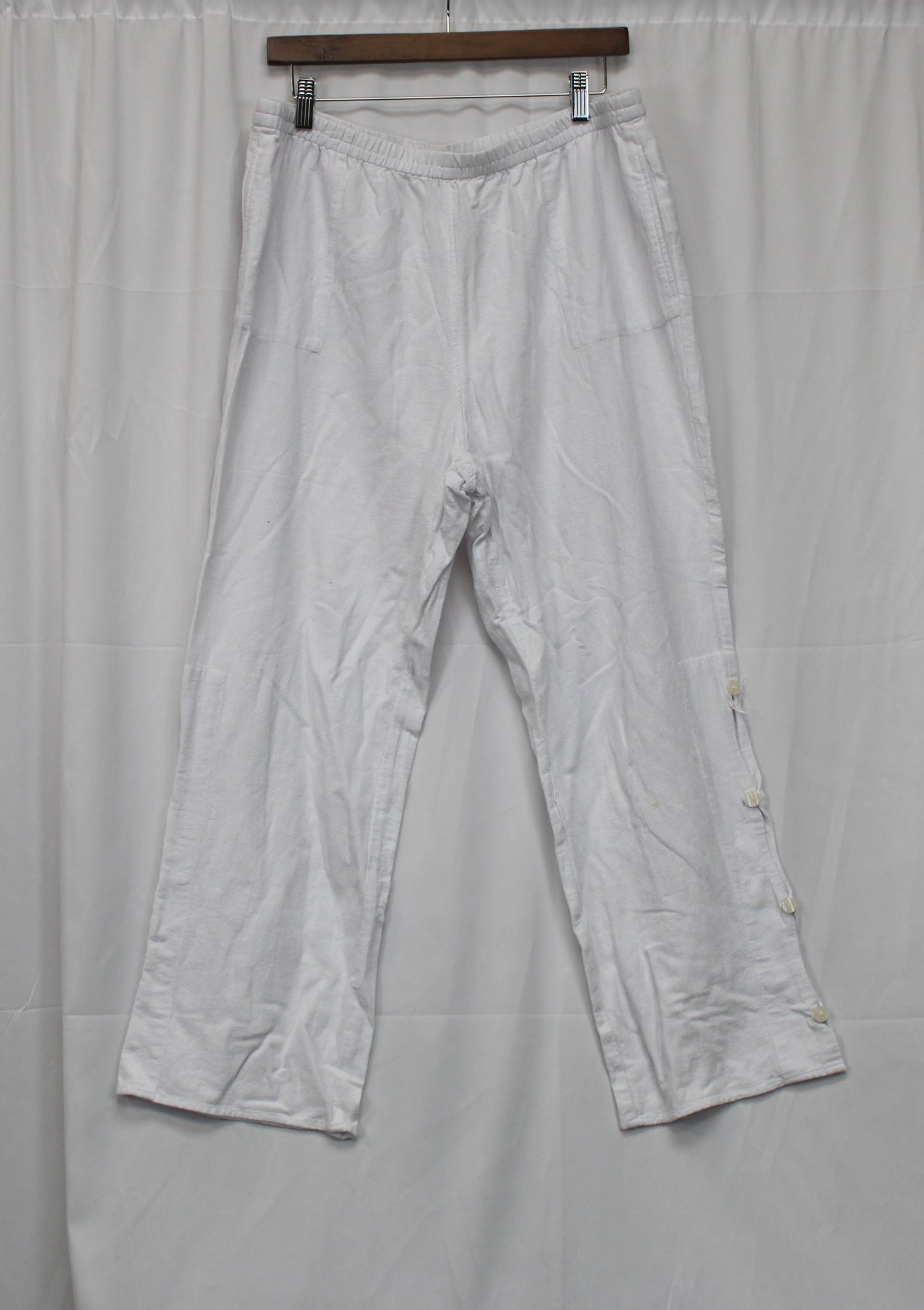 Soft Surrounding Pants, White, Women’s Petite L