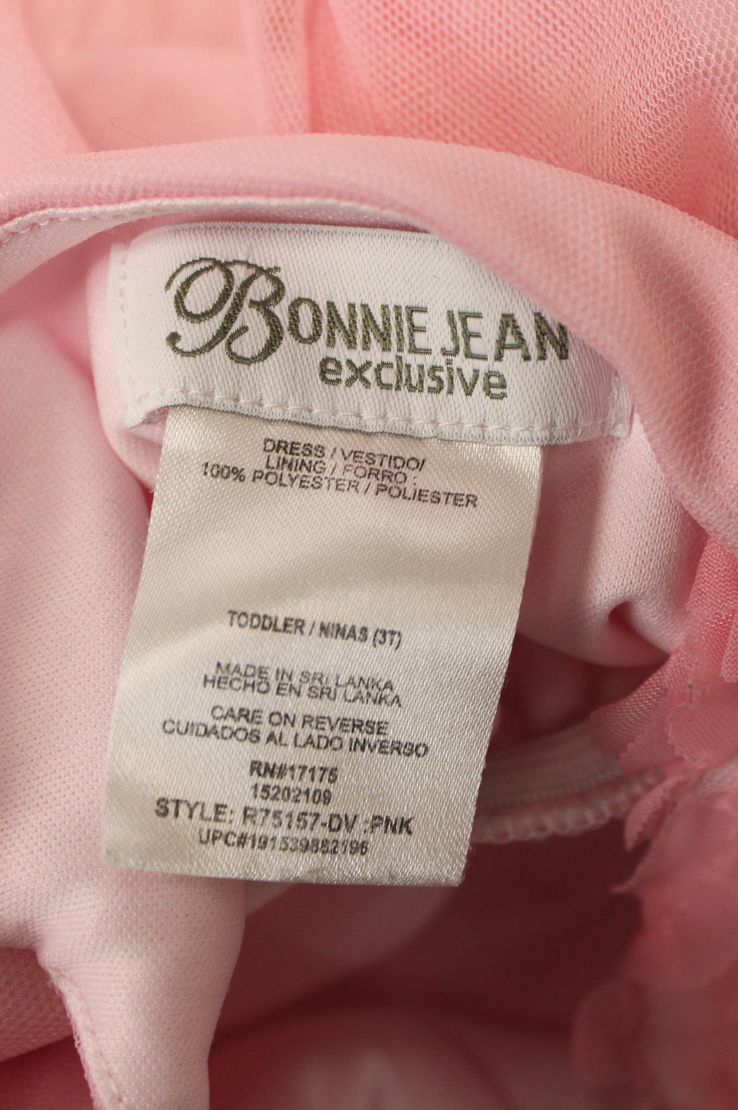 Bonnie Jean Exclusive Ruffled Dress, Girls 3T